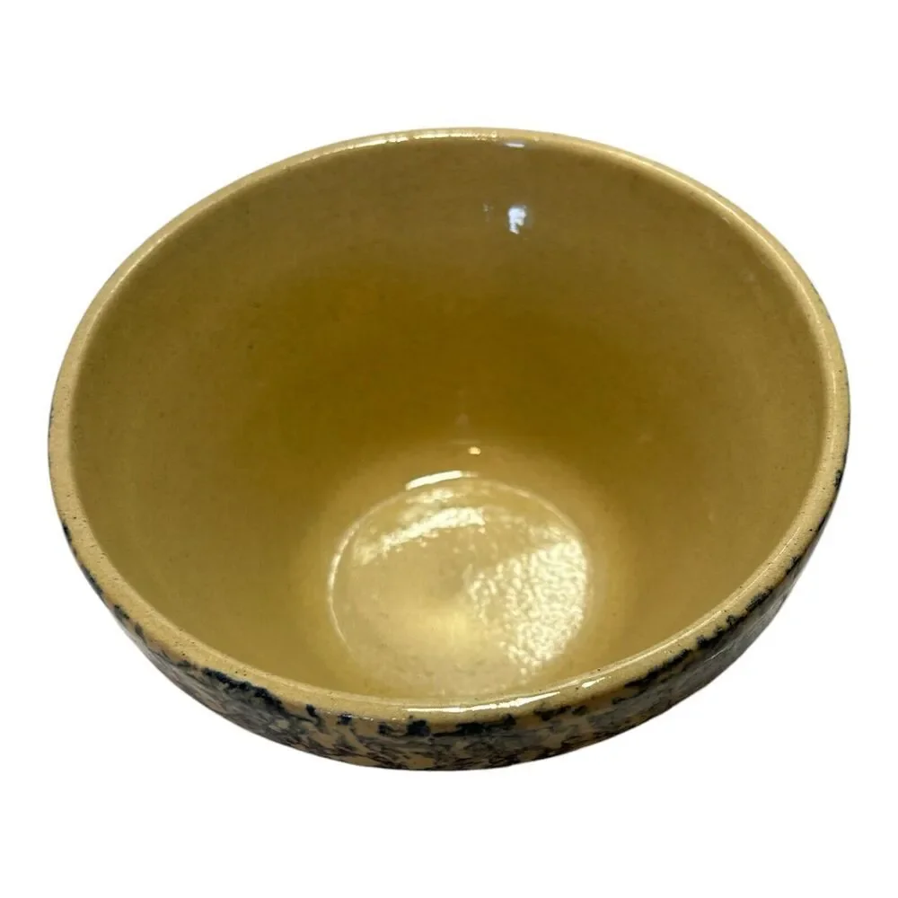 Robinson Ransbottom Roseville, OH Blue Sponge Ware Mixing Bowl 700 7” x 4”